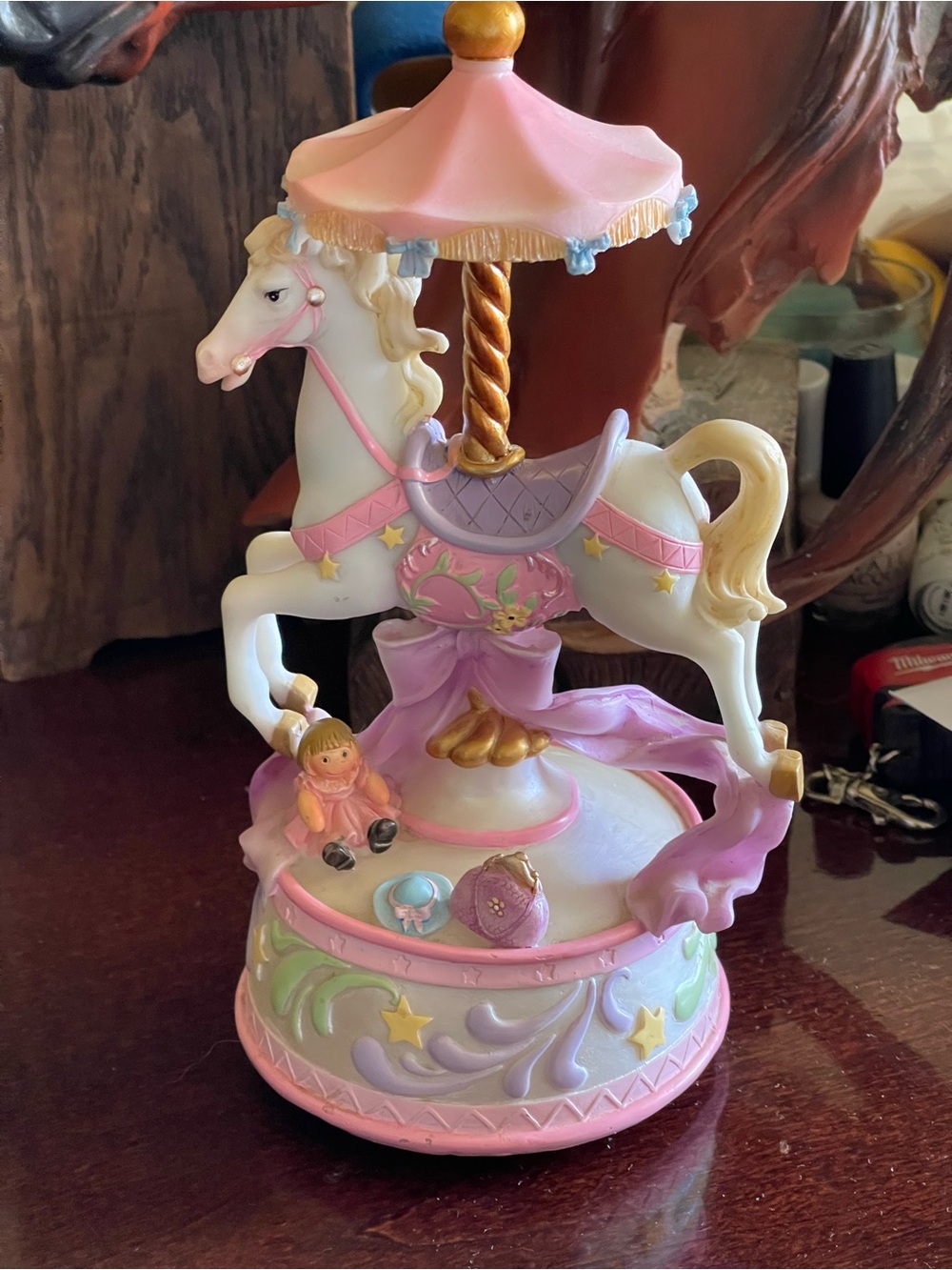 Montefiori Collection carousel horse music box